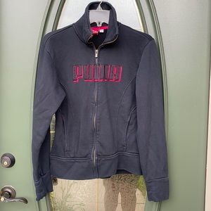 Puma zippered sweatshirt Size Medium